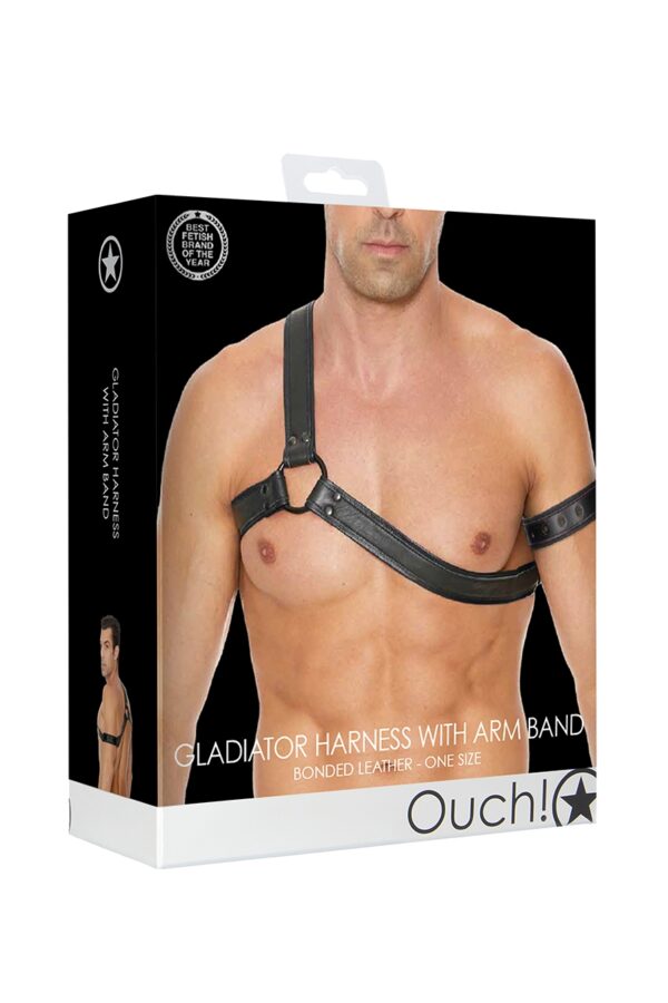 Harnais Gladiator noir - Ouch! – Image 4