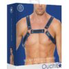 Harnais Buckle Bulldog bleu – Ouch! - 94edenstreet.com - sexshop en ligne