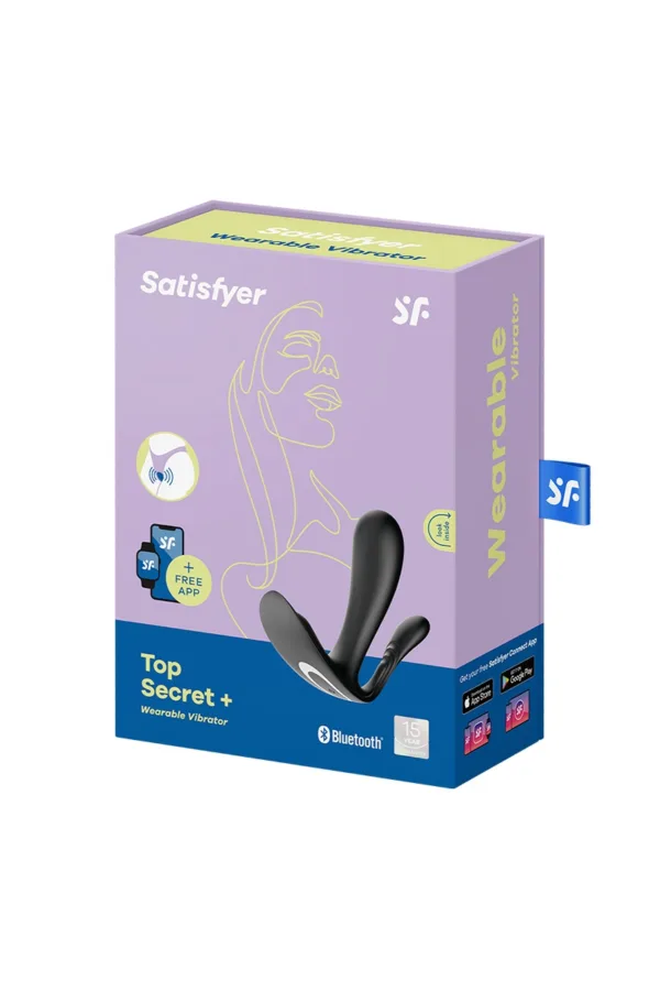 Top Secret+ noir – Satisfyer - 94edenstreet.com - sexshop en ligne