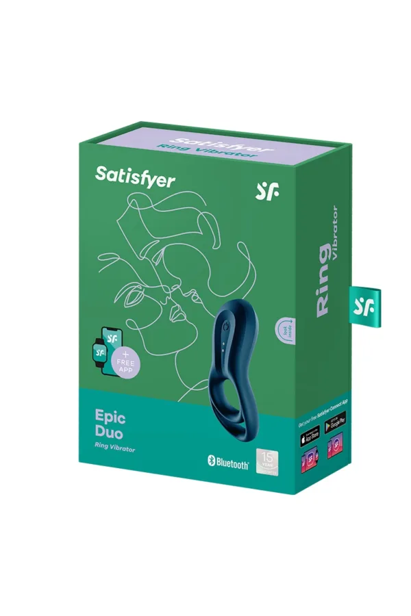 Cockring connecté Epic duo – Satisfyer - 94edenstreet.com - sexshop en ligne
