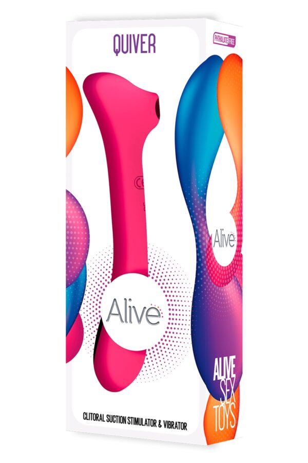 Double stimulateur Quiver rose – Image 4