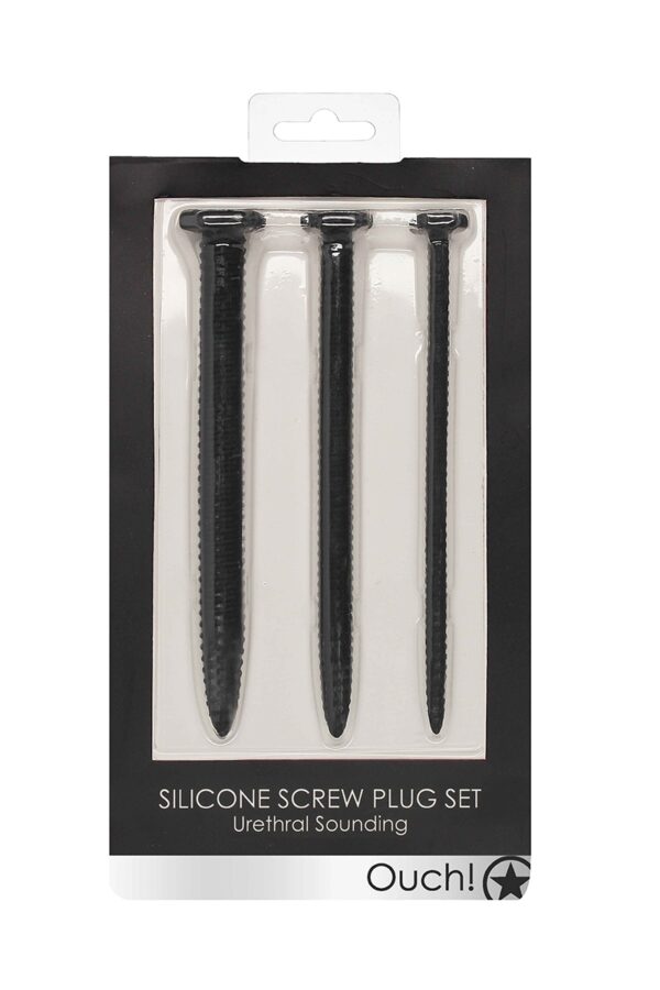 Set de 3 plugs urétraux Grandes Vis - Ouch! – Image 4