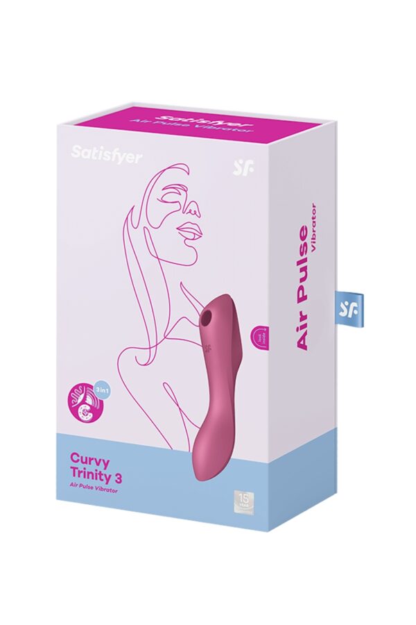 Stimulateur Curvy Trinity 3 rouge - Satisfyer – Image 4