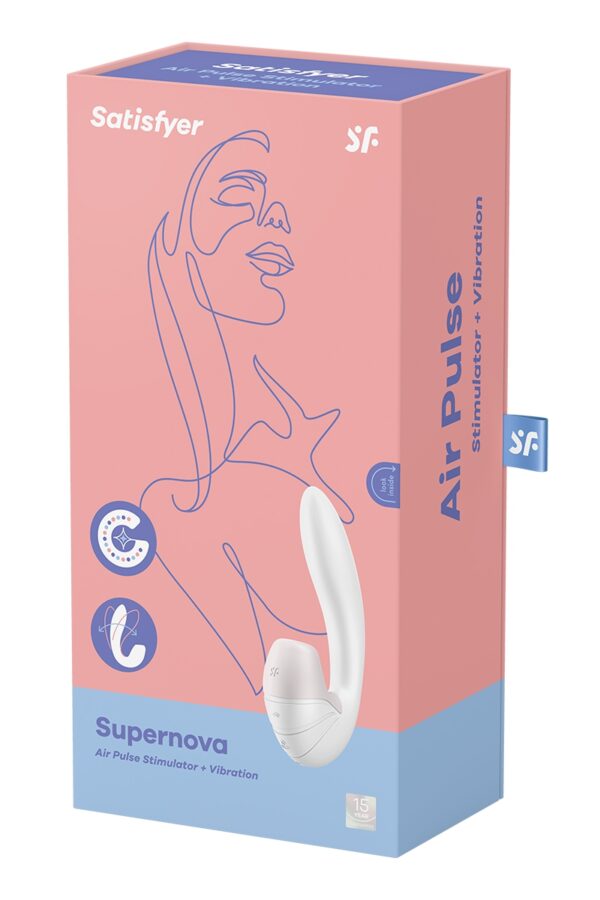 Double stimulateur Supernova blanc - Satisfyer – Image 4