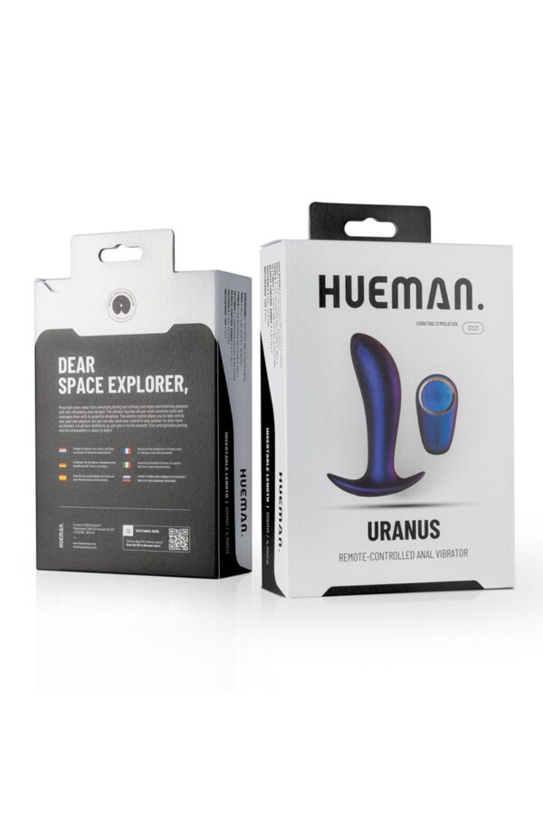 Plug vibrant télécommandé Uranus – Hueman - 94edenstreet.com - sexshop en ligne