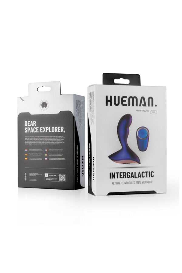 Plug vibrant télécommandé Intergalactic – Hueman - 94edenstreet.com - sexshop en ligne