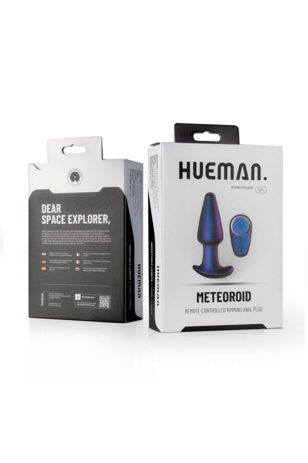 Plug anal rotatif télécommandé Meteoroid – Hueman - 94edenstreet.com - sexshop en ligne
