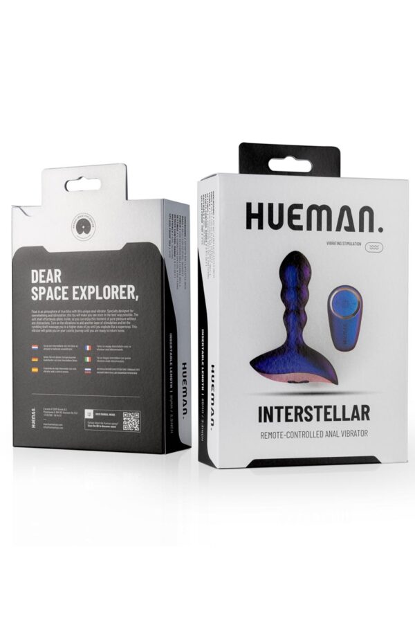 Plug vibrant télécommandé Interstellar – Hueman - 94edenstreet.com - sexshop en ligne