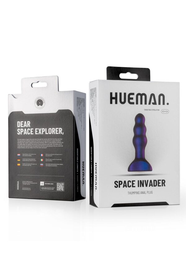 Plug à percussion Space Invader – Hueman - 94edenstreet.com - sexshop en ligne