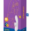 Vibro Rabbit connecté Double Flex blanc – Satisfyer - 94edenstreet.com - sexshop en ligne