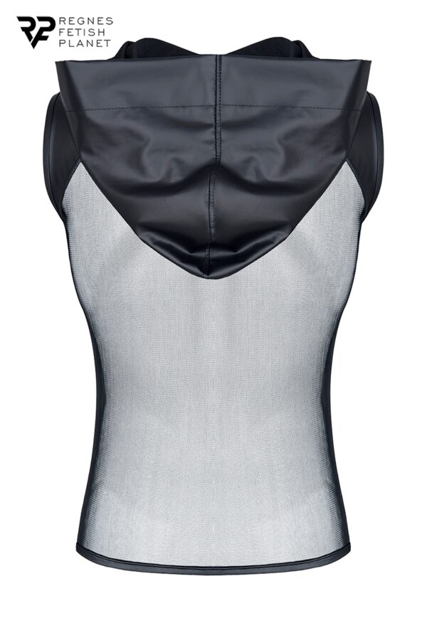 T-shirt à capuche en mesh – Regnes - 94edenstreet.com - sexshop en ligne