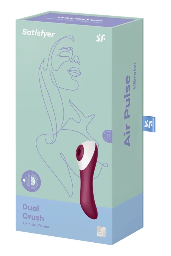 Double stimulateur Dual Crush – Satisfyer - 94edenstreet.com - sexshop en ligne