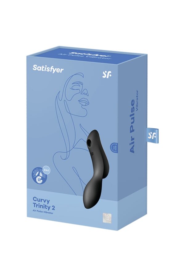Vibro à air pulsé Curvy Trinity 2 noir - Satisfyer – Image 4