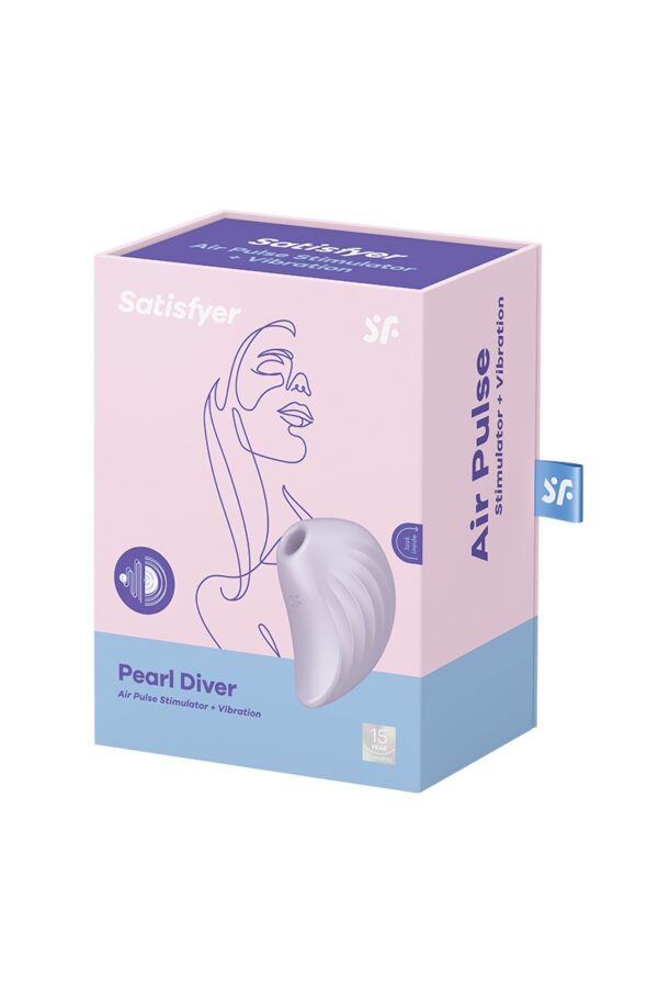 Double stimulateur Pearl Diver violet - Satisfyer – Image 4