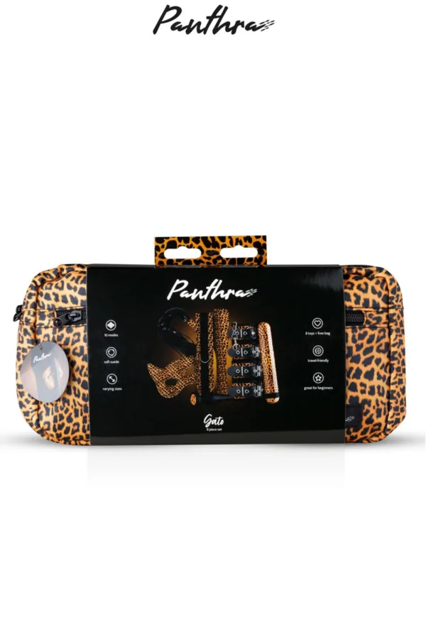 Kit BDSM 8 pièces Gato – Panthra - 94edenstreet.com - sexshop en ligne