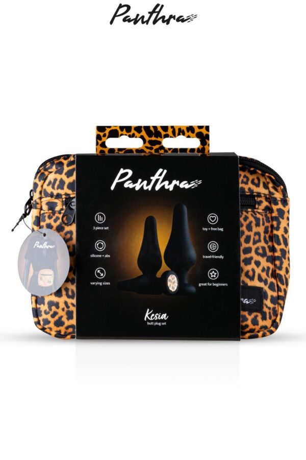Kit 3 plugs anaux Kesia – Panthra - 94edenstreet.com - sexshop en ligne