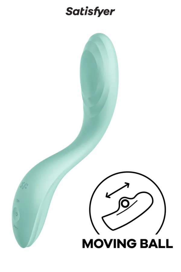 Vibro point G Rrrolling Pleasure menthe – Satisfyer - 94edenstreet.com - sexshop en ligne