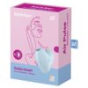 Double stimulateur Cutie Heart bleu – Satisfyer - 94edenstreet.com - sexshop en ligne