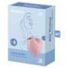 Double stimulateur Cutie Heart rose - Satisfyer – Image 4