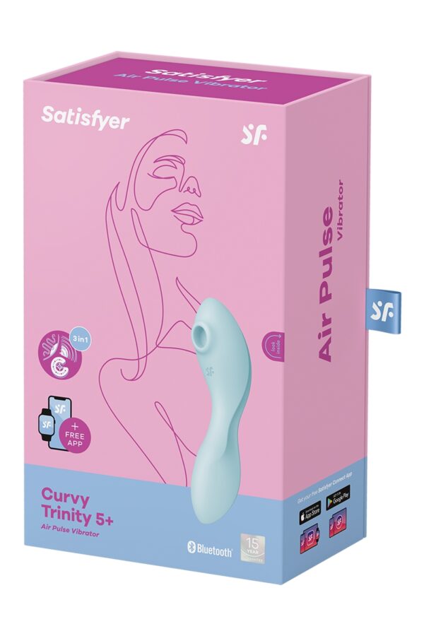Curvy Trinity 5+ bleu – Satisfyer - 94edenstreet.com - sexshop en ligne
