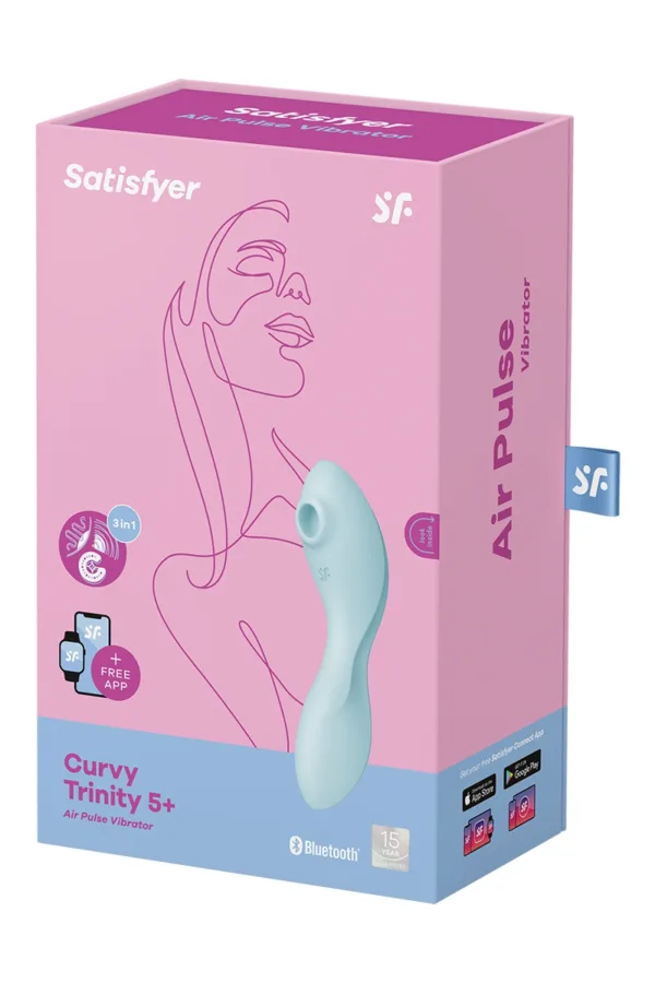 Curvy Trinity 5+ bleu – Satisfyer - 94edenstreet.com - sexshop en ligne