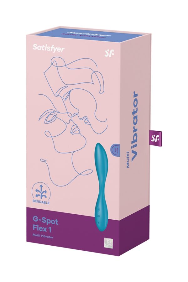 G-Spot Flex 1 bleu – Satisfyer - 94edenstreet.com - sexshop en ligne