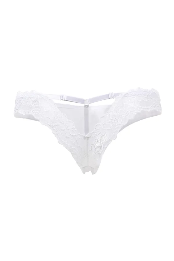 String brésilien blanc – Paris Hollywood - 94edenstreet.com - sexshop en ligne