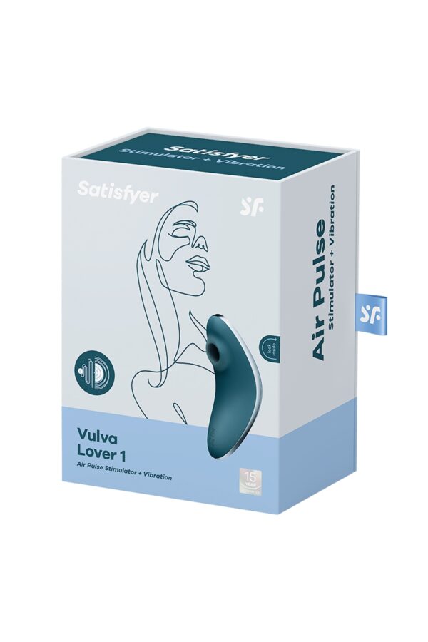 Double stimulateur Vulva Lover 1 bleu – Satisfyer - 94edenstreet.com - sexshop en ligne