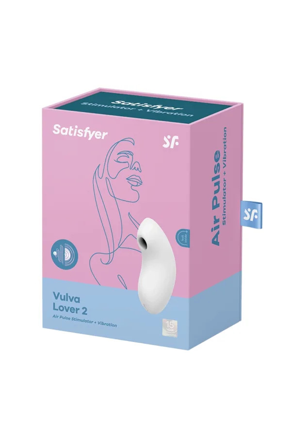 Double stimulateur Vulva Lover 2 blanc – Satisfyer - 94edenstreet.com - sexshop en ligne