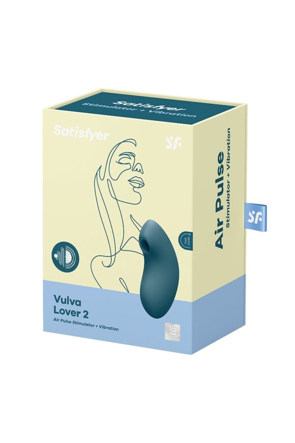 Double stimulateur Vulva Lover 2 bleu - Satisfyer – Image 4