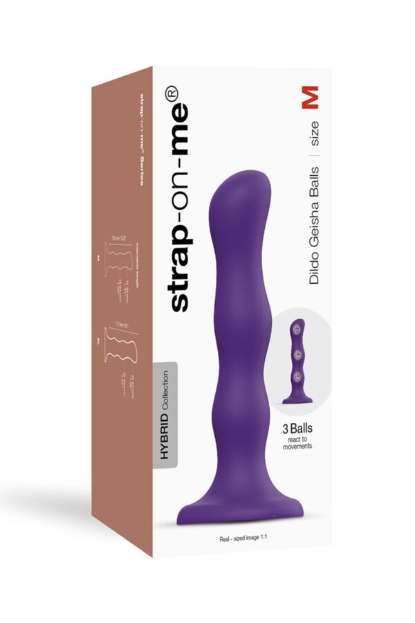 Geisha Dildo M Violet – Strap-On-Me - 94edenstreet.com - sexshop en ligne
