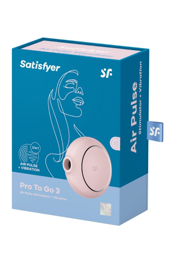 Stimulateur Satisfyer Pro To Go 3 rose - 94edenstreet.com - sexshop en ligne