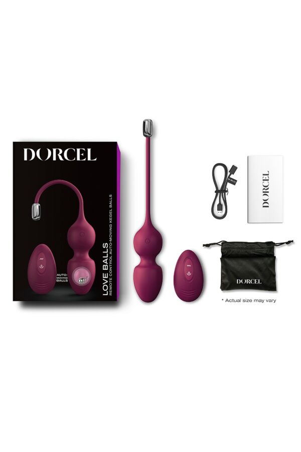 Love balls télécommandées bordeaux - Dorcel – Image 4