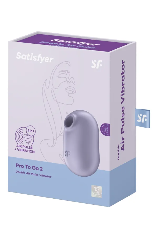 Stimulateur Satisfyer Pro To Go 2 lavande - 94edenstreet.com - sexshop en ligne
