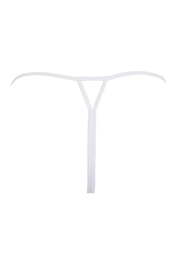String ouvert blanc V-9828 – Axami - 94edenstreet.com - sexshop en ligne
