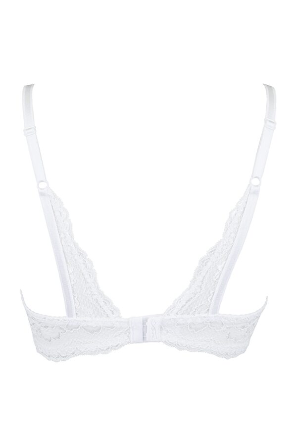 Soutien-gorge ouvert blanc V-9821 – Axami - 94edenstreet.com - sexshop en ligne