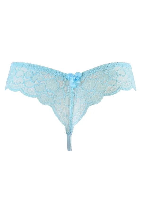 String tanga bleu V-10128 – Axami - 94edenstreet.com - sexshop en ligne