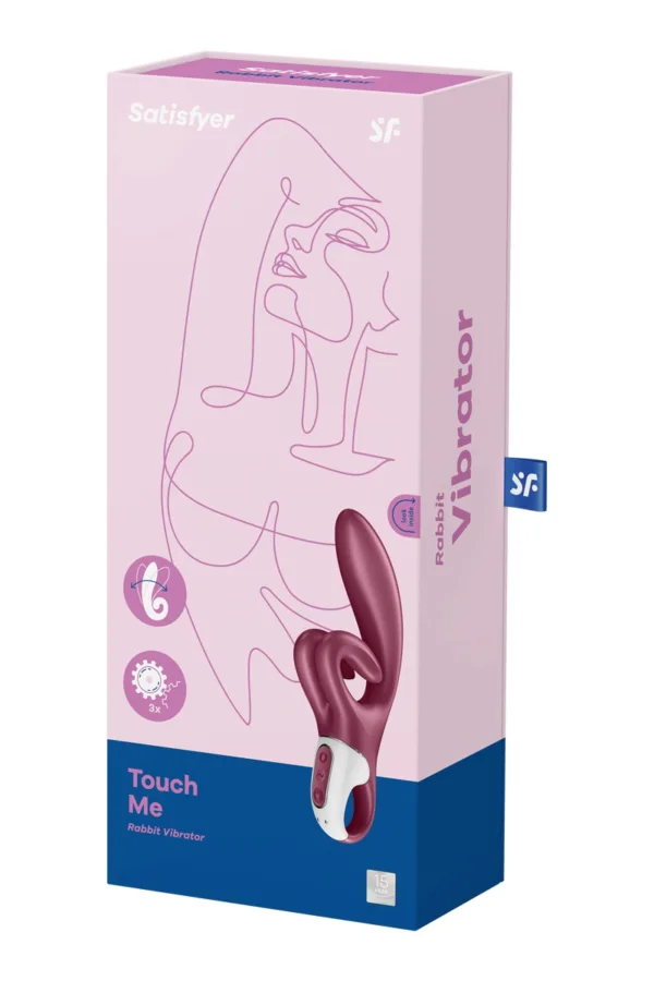 Vibro Touch Me rouge – Satisfyer - 94edenstreet.com - sexshop en ligne