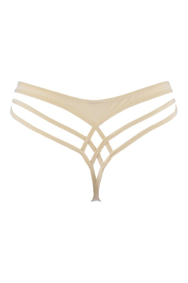 String beige V-10348 – axami - 94edenstreet.com - sexshop en ligne