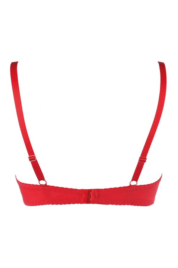 Soutien-gorge push-up rouge V-10351 – Axami - 94edenstreet.com - sexshop en ligne
