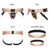 Harnais Curious holographique rose gold – Strap On Me - 94edenstreet.com - sexshop en ligne