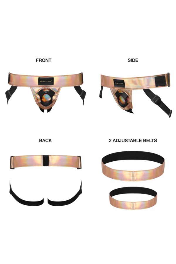Harnais Curious holographique rose gold - Strap On Me – Image 4