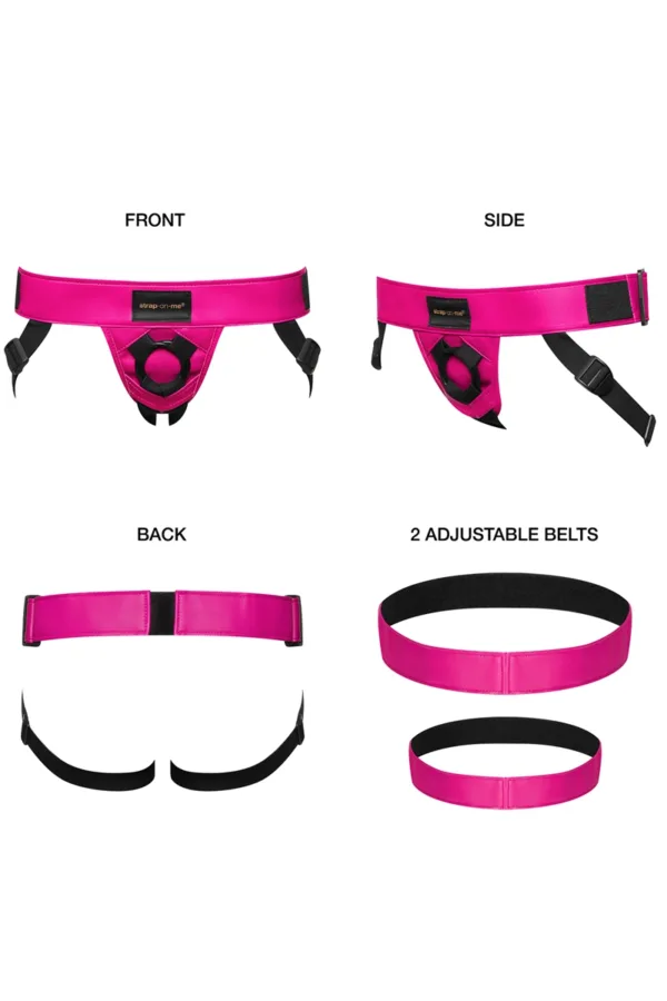 Harnais Curious fuchsia – Strap On Me - 94edenstreet.com - sexshop en ligne