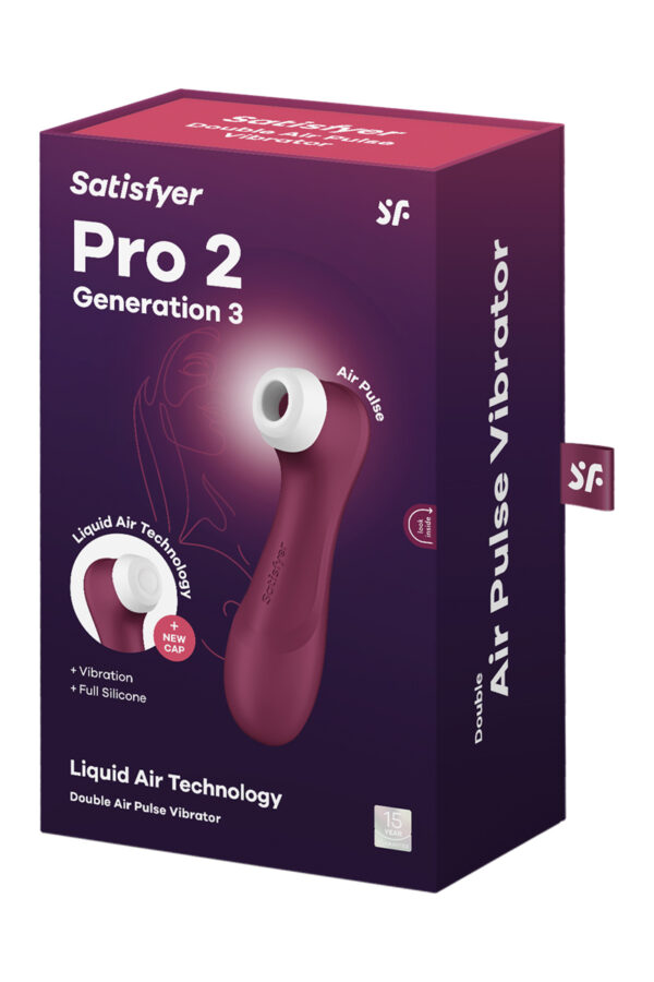 Stimulateur Pro 2 Generation 3 bordeaux - 94edenstreet.com - sexshop en ligne