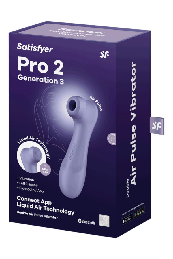 Satisfyer Pro 2 Generation 3 connecté lilas - 94edenstreet.com - sexshop en ligne