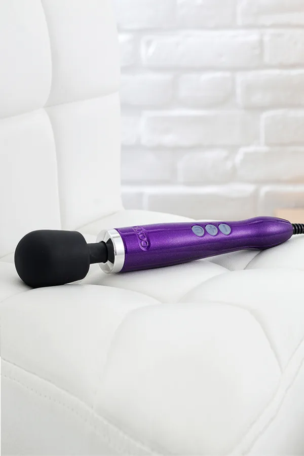 Vibro Wand Doxy Die Cast Violet - 94edenstreet.com - sexshop en ligne