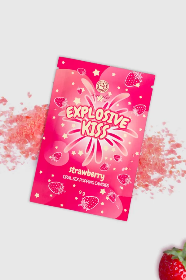 Bonbons pétillants fraise – secret Play - 94edenstreet.com - sexshop en ligne