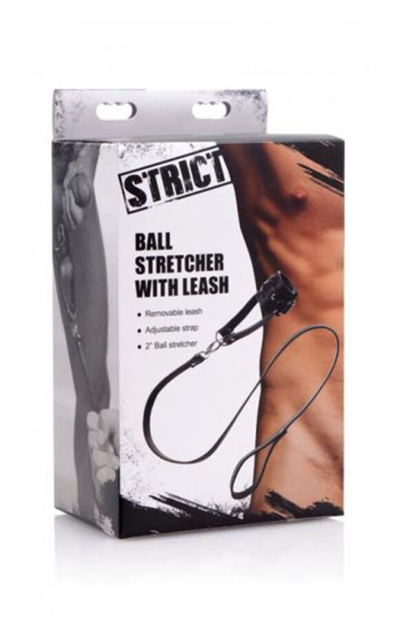 Ball Stretcher et laisse – Strict - 94edenstreet.com - sexshop en ligne