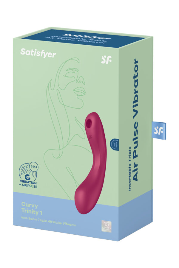 Stimulateur Curvy Trinity 1 bordeaux - Satisfyer – Image 4