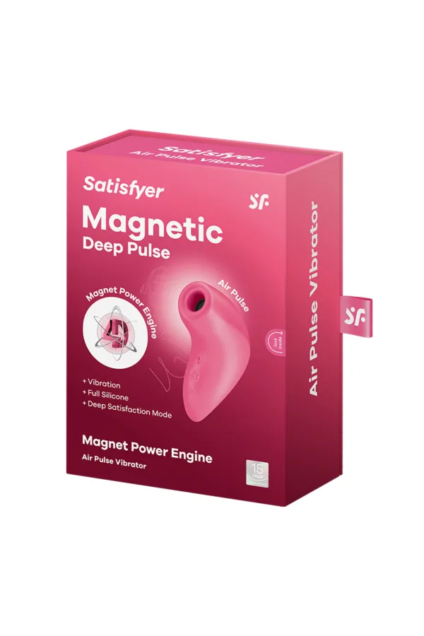 Magnetic Deep Pulse rose – Satisfyer - 94edenstreet.com - sexshop en ligne